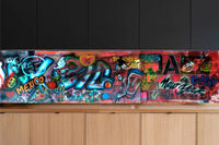 Louisemshop crédence de cuisine Crédence / Fond de hotte sur mesure - Urban