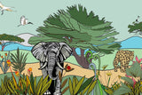 Louisemshop papier peint Elephant Safari de Rêves