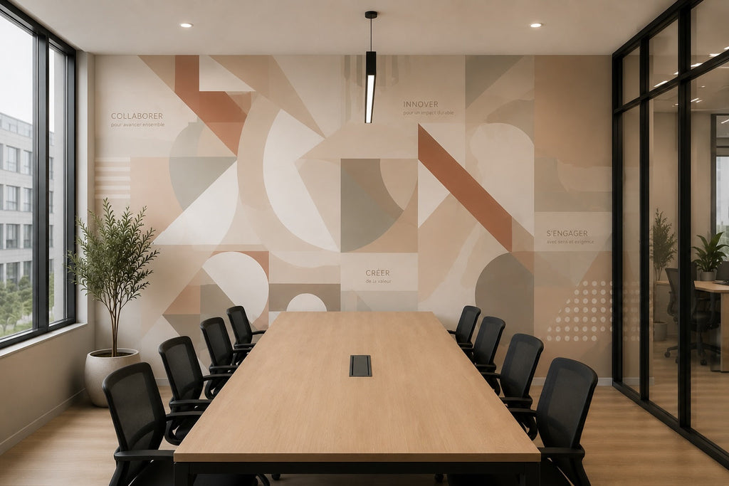Décoration murale pour entreprises : quand l'art renforce votre culture interne