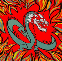dragon rouge chinese new year