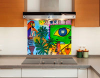 Custom-made splashback - Brazil 