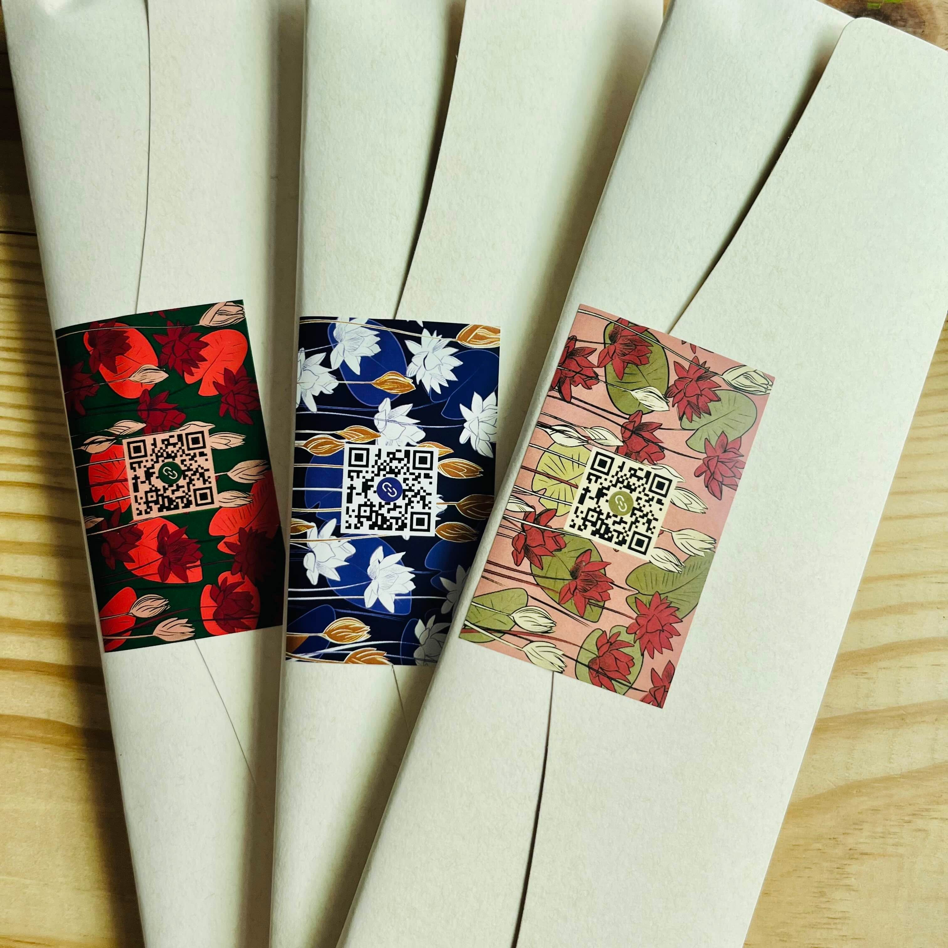 Twilly en soie dessiné par LouiseM