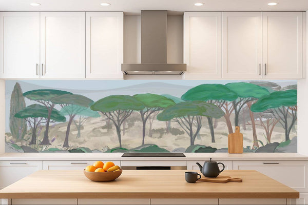 Louisemshop Crédence sur mesure - Forêt de pain