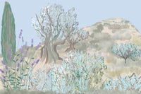 Louisemshop Papier peint campagne – Autour de l’olivier