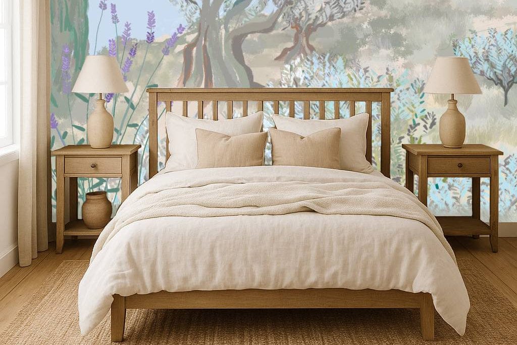 Louisemshop Papier peint champêtre - Paysage campagne