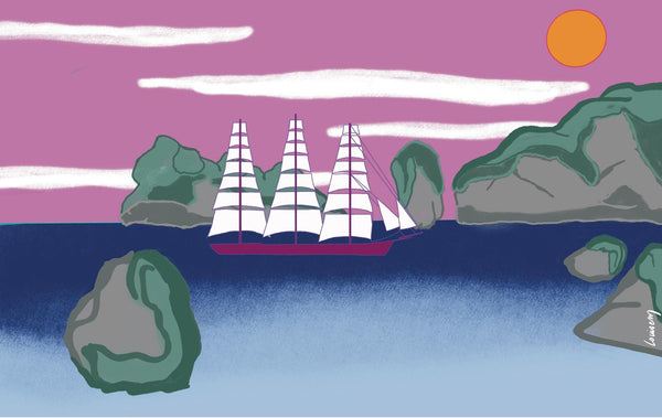Louisemshop Papier peint paysage - Baie de Hạ Long
