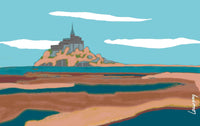 Louisemshop Papier peint paysage - Mont St Michel