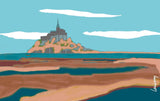 Louisemshop Papier peint paysage - Mont St Michel