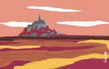 Louisemshop Papier peint paysage - Mont St Michel