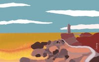 Louisemshop Papier peint Phare côtier