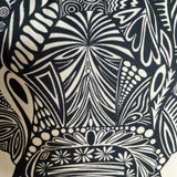 Détails motifs éléphant Maori noir