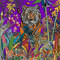 Tableau tigre violet