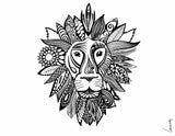 Louisemshop Composite aluminium 3mm / 60x70cm / Noir et blanc Fond de hotte - Maori Lion