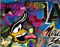 Louisemshop crédence de cuisine Crédence / Fond de hotte sur mesure - Tag Artistique