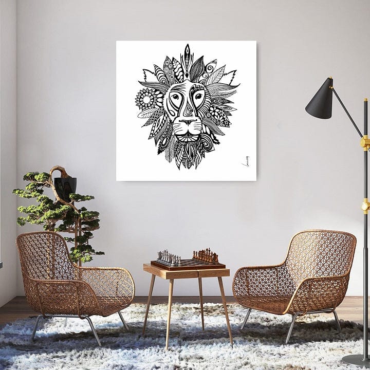 Louisemshop Tableaux sur mesure Tableau sur mesure - Maori Lion