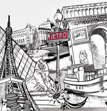 Louisemshop Tableaux sur mesure Tableau sur mesure - "Paris, la belle"