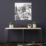 Louisemshop Tableaux sur mesure Tableau sur mesure - "Paris, la belle"